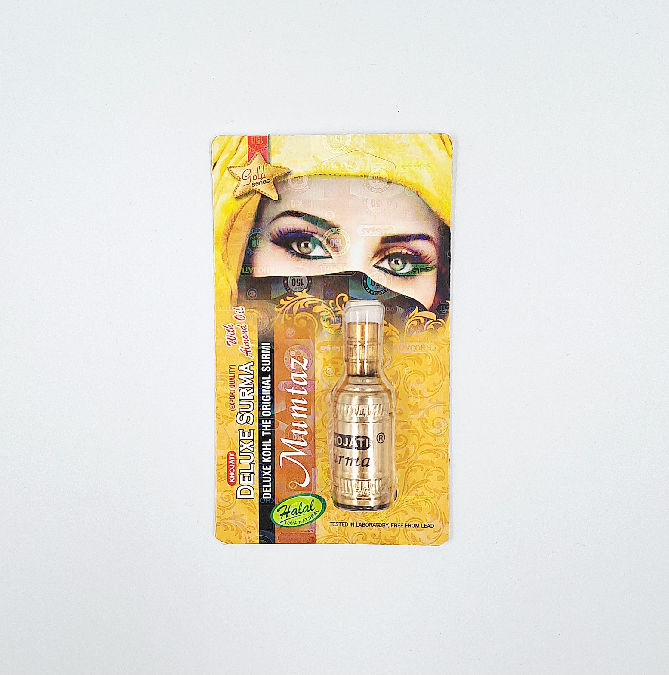 Mumtaz Deluxe Surma (Gold Series) – avec huile d’amande - Khojati